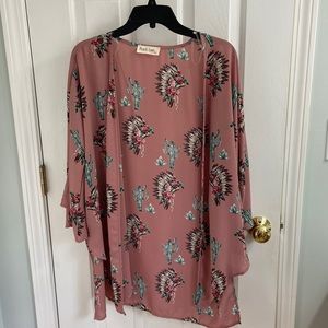 Peach Love Boho Kimono